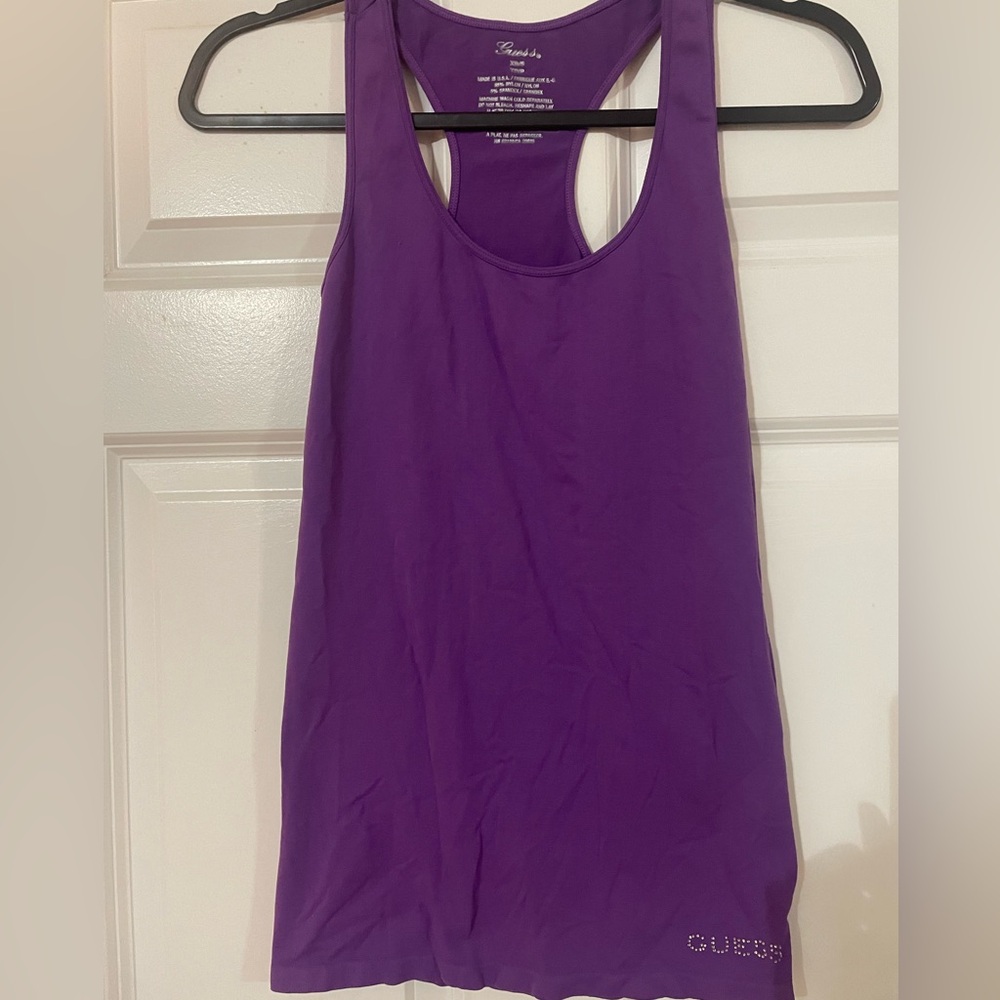 Guess Vibrant Purple Tank Top